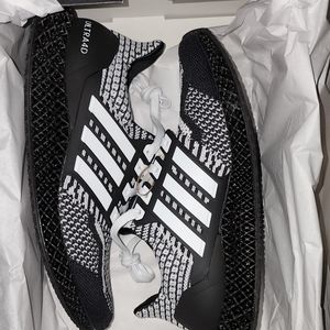 Adidas Ultra 4D 5.0 Running Shoes "Cookies and Cream" G58158 Men's
